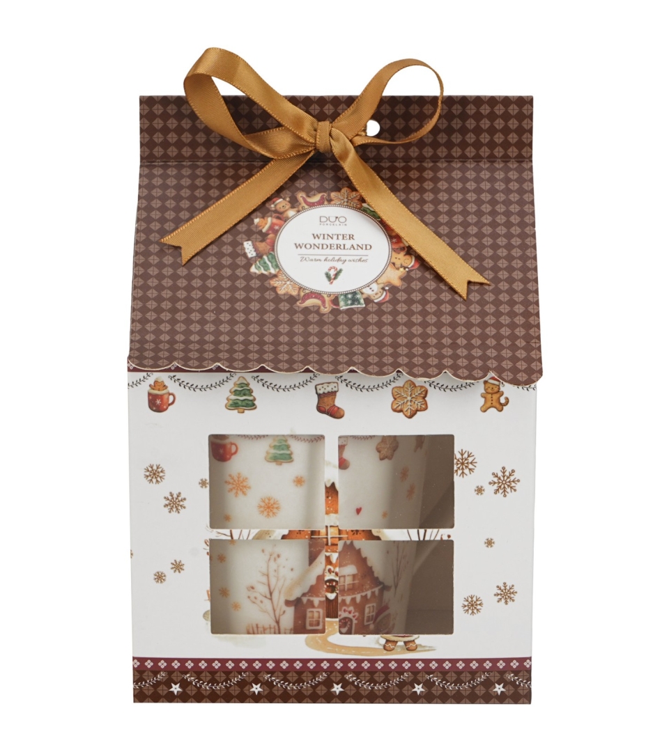 Kubek z zaparzaczem w opakowaniu domek GINGERBREAD HOUSE