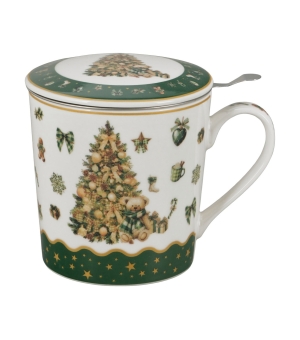 Kubek z zaparzaczem w opakowaniu domek TREE SPARKLE