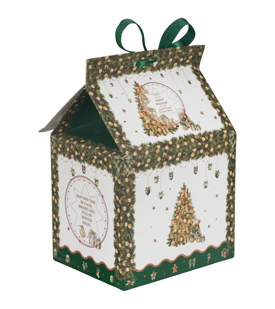Kubek z zaparzaczem w opakowaniu domek TREE SPARKLE