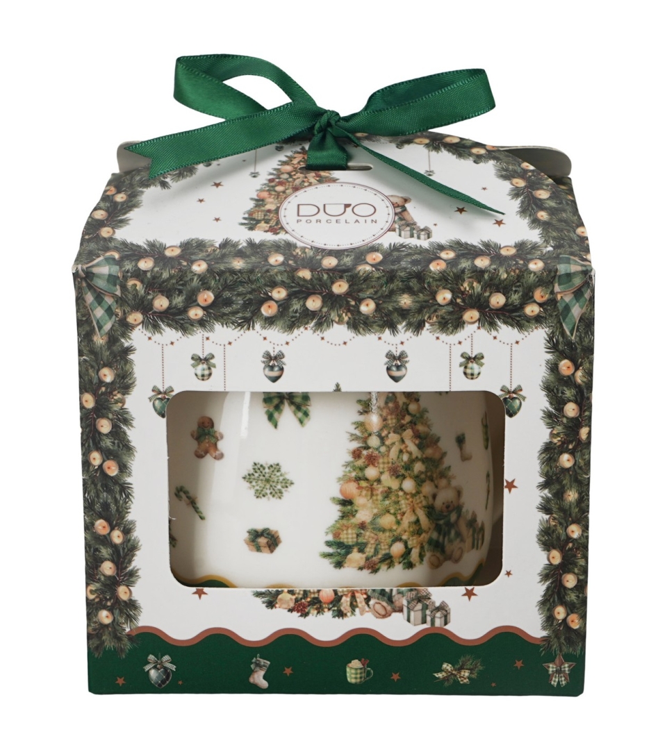 Zaparzacz baryłka w pudełku z kokardą TREE SPARKLE